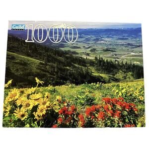 Guild 1,000 Piece Puzzle‎ - Flowers Over Hood River Valley, OR